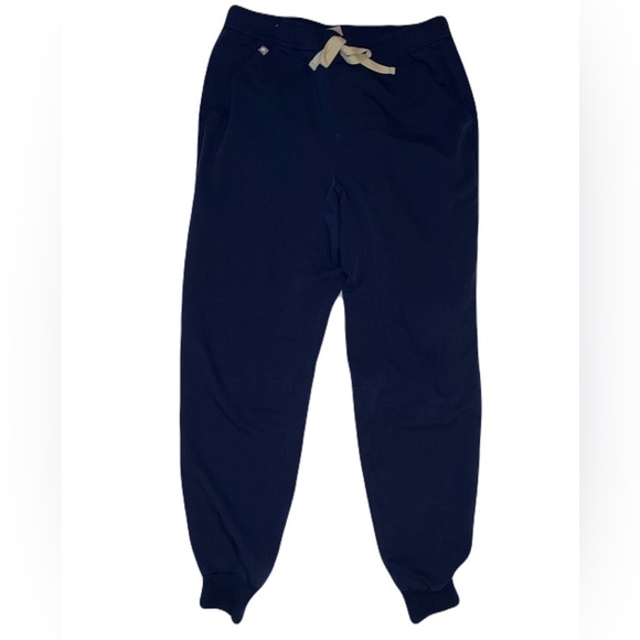 Figs M Navy Blue Tansen Jogger Scrub Pants Cargo Nurse Dr. Vet Surgeon Work Wear - Picture 2 of 8